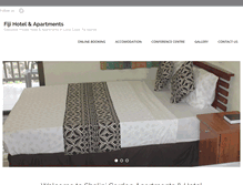 Tablet Screenshot of fijiapartments.info